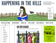 Tablet Screenshot of happeninginthehills.com